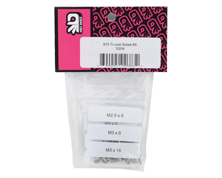 175RC RC10B74 "Ti-Look" Screw Kit