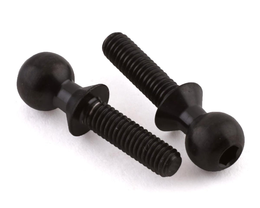 175RC 5.5x10mm Titanium Ball Studs (Black) (2)