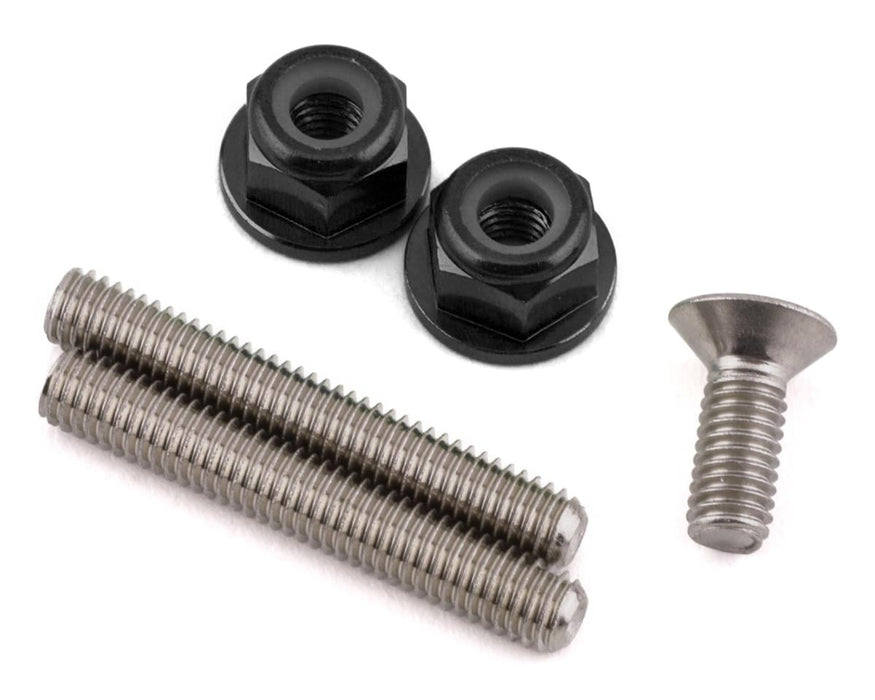 175RC Losi 22S Drag Car "Ti-Look" Lower Arm Stud Kit (Black)