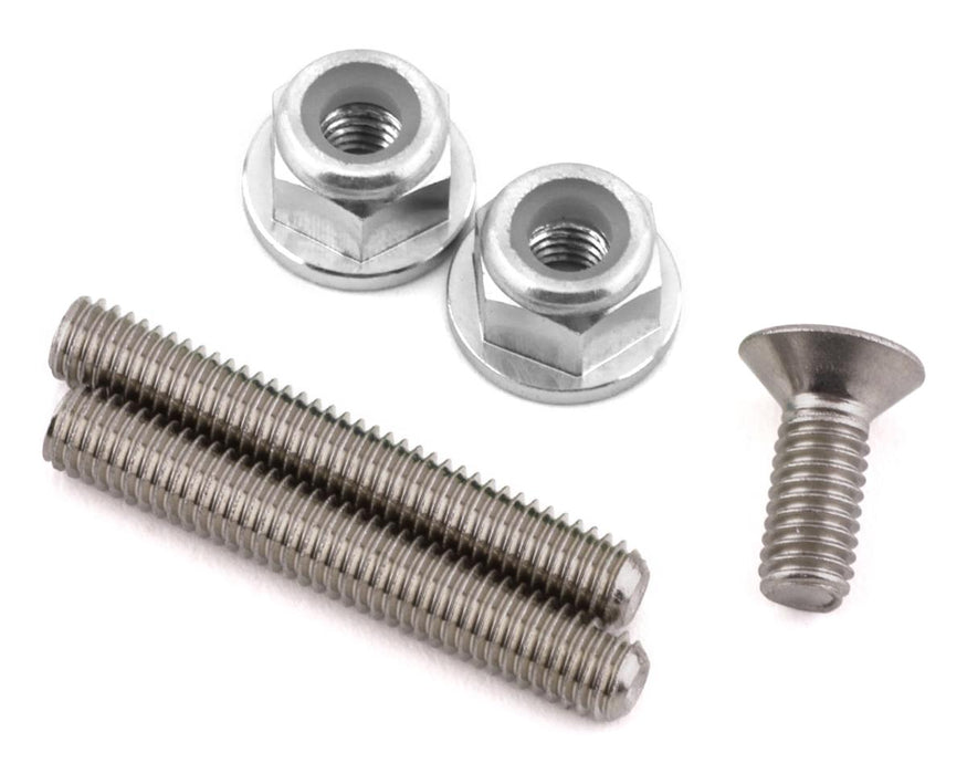 175RC Losi 22S Drag Car "Ti-Look" Lower Arm Stud Kit (Silver)