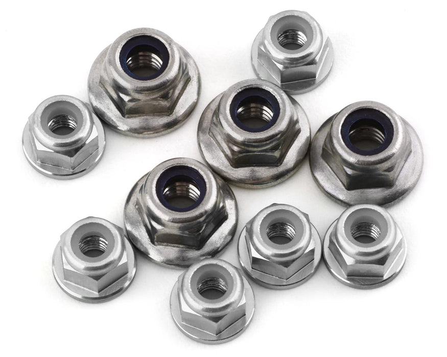 175RC Pro2 Sc10 Nut Kit (Silver) (10)