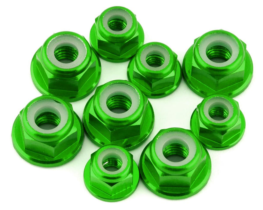 175RC Associated RB10 Aluminum Nut Kit (Green) (9)