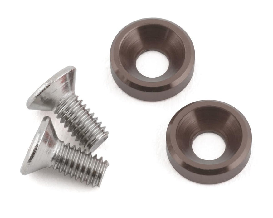 175RC Losi Mini JRX2 High Load Motor Screws (Grey) (2)