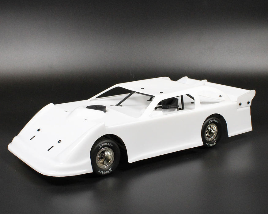 1RC Racing Late Model 2.0 1/18 Brushless RTR 2WD Oval Racer (White)