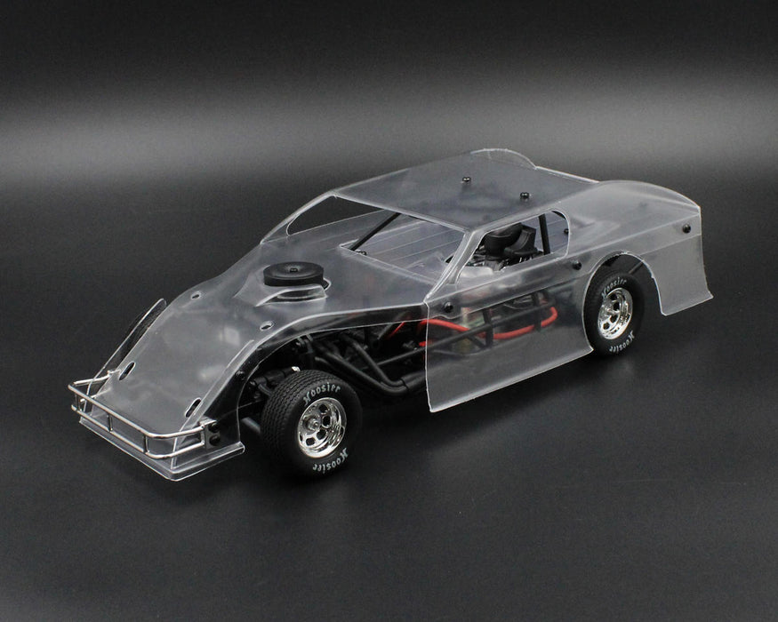 1RC Racing Dirt Modified 2.0 1/18 Brushless RTR 2WD Oval Racer (Clear)