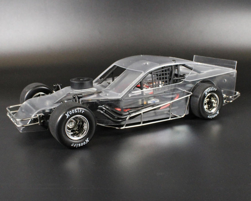 1RC Racing Asphalt Modified 2.0 1/18 Brushless RTR 2WD Oval Racer (Clear)