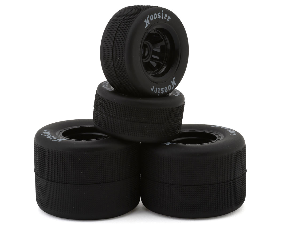 Single Racing Tire 1RC Racing 1/18 Asphalt Sprint Car Tires (Black) (4) (Front & Rear) (S ...