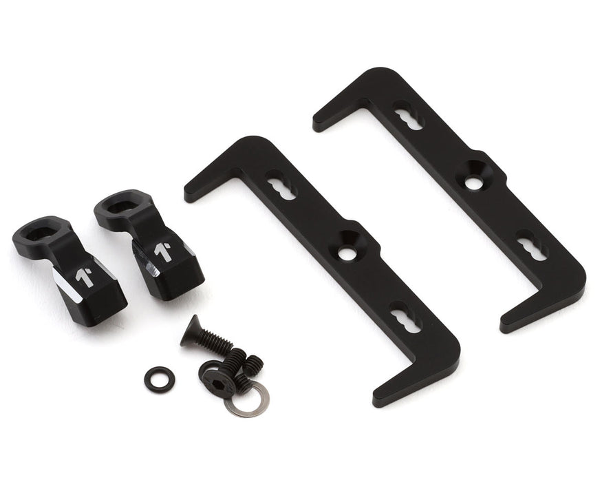 1UP Racing RC10B7/B7D Aluminum LowPro Battery Mount (Black)