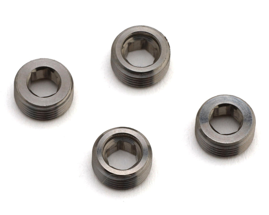 1UP Racing Associated TC8 Pro Duty Titanium Pillow Ball Nuts (4)