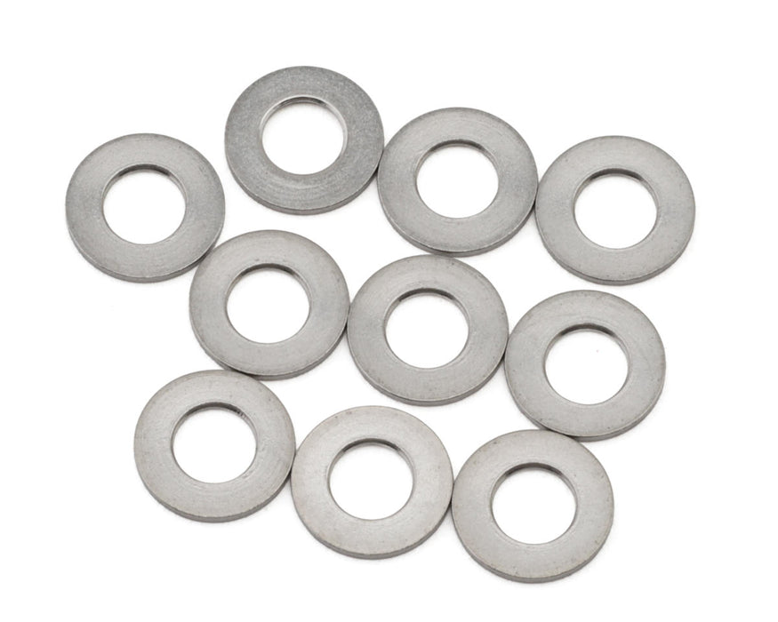 1UP Racing Pro Duty 3x6x0.5mm Titanium Shims (10)