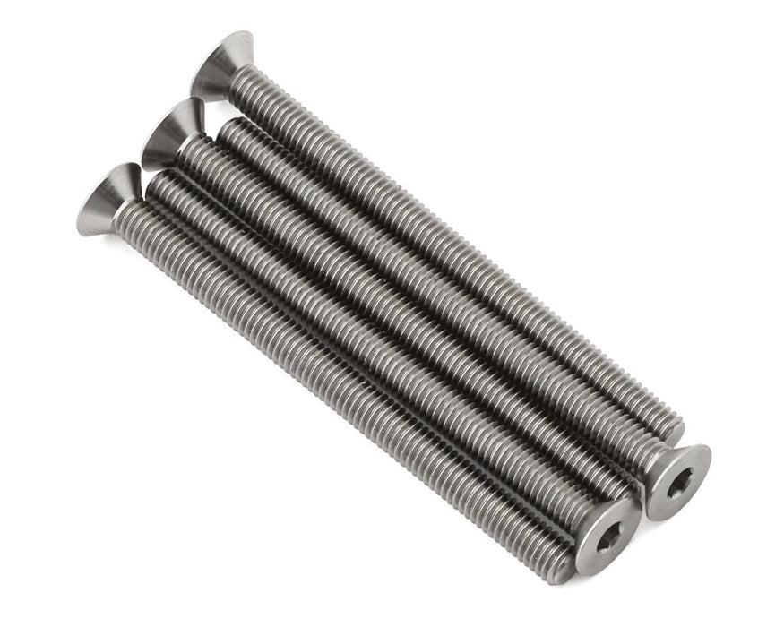 1UP Racing 3mm Titanium Pro Duty Flat Head Screws (5) (3x40mm)