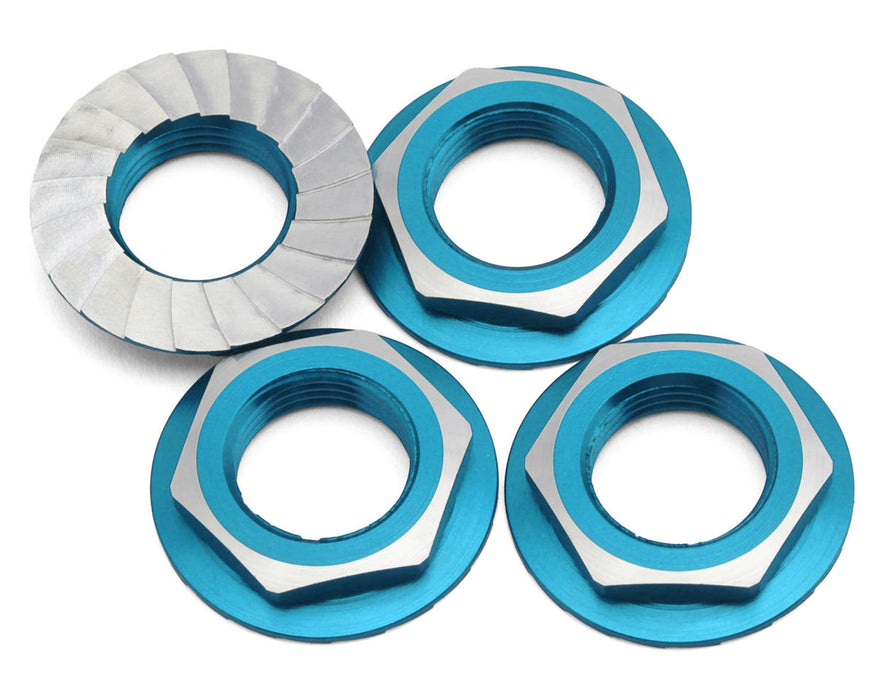 1UP Racing Lockdown Aluminum 17mm Wheel Nuts (Light Blue) (4)