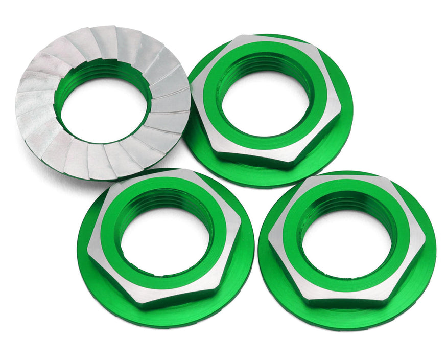1UP Racing Lockdown Aluminum 17mm Wheel Nuts  (Green) (4)