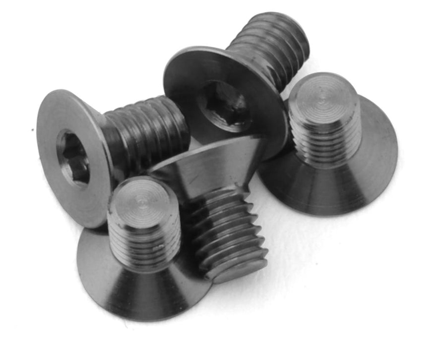 1UP Racing 3mm Titanium Pro Duty Flat Head Screws (5) (3x5mm)