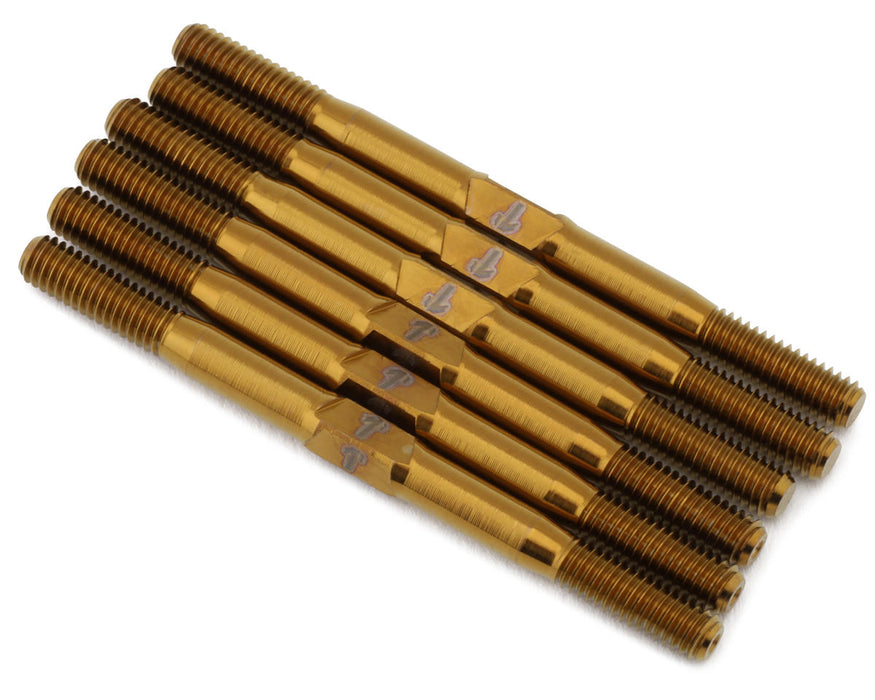 1UP Racing TLR 22 5.0 Pro Duty Titanium Turnbuckle Set (Bronze)