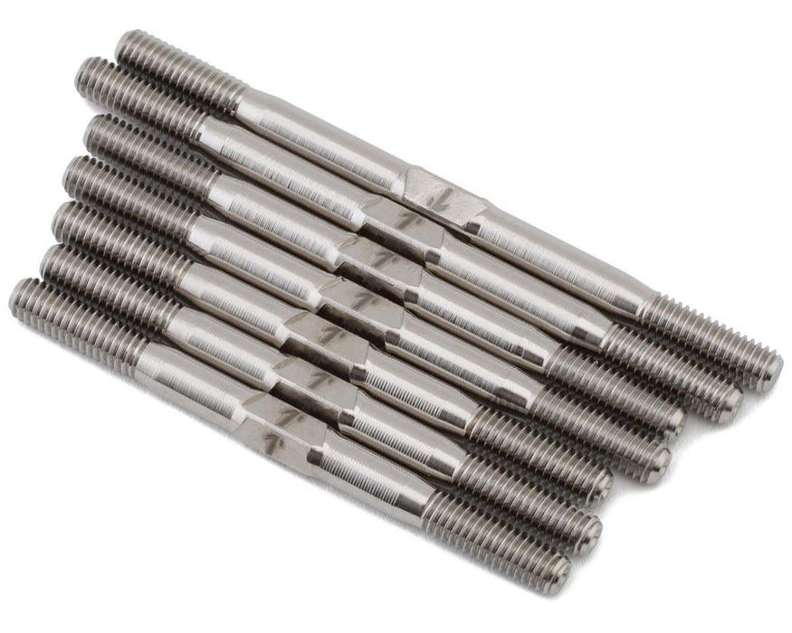 1UP Racing Xray XB4 2024 Pro Duty Titanium Turnbuckle Set (Silver)