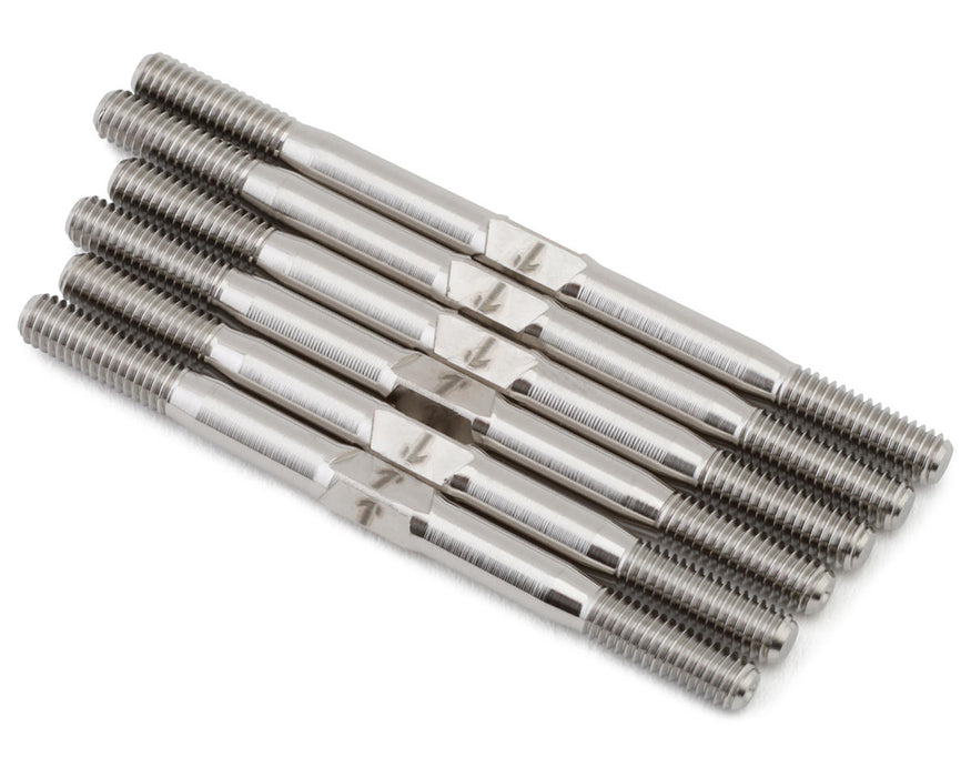 1UP Racing Yokomo SO 2.0 Pro Duty Titanium Turnbuckle Set (Silver)