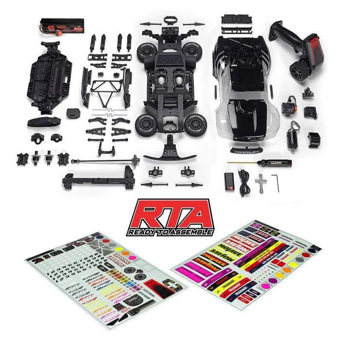 Arrma 1/16 MOJAVE GROM 4X4 RTA Desert Truck (B&C) - Clear/Black KIT