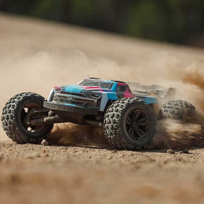 1/8 KRATON 6S 4X4 RTR Brushless Speed Truck, Blue/Pink