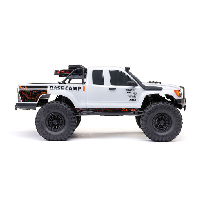 1/10 SCX10 III Base Camp 4X4 Rock Crawler Brushed RTR, White