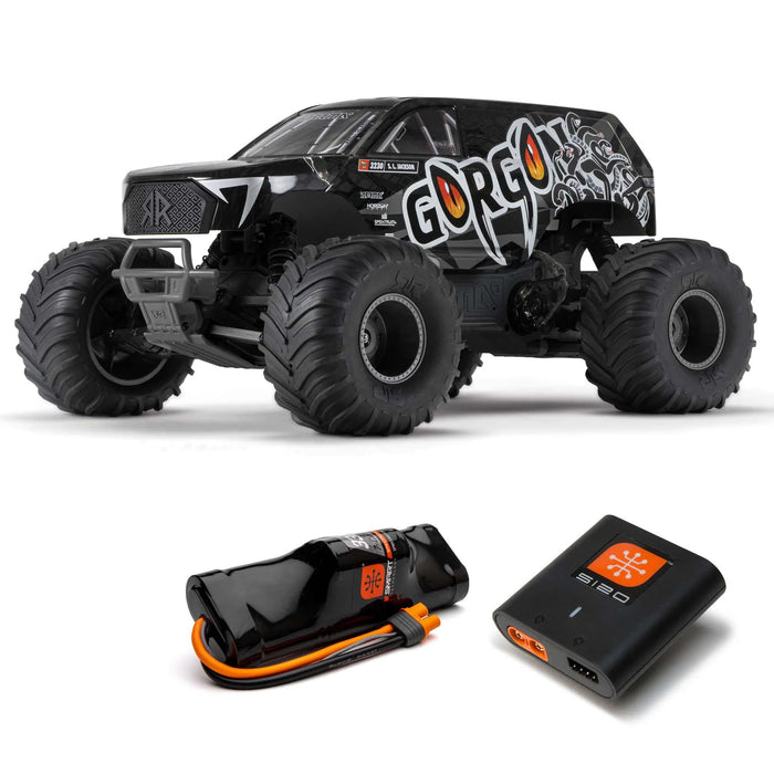 GORGON 2wd MT 1/10 KIT RTA à auto-assemblage SMART USB bat Gunmetal