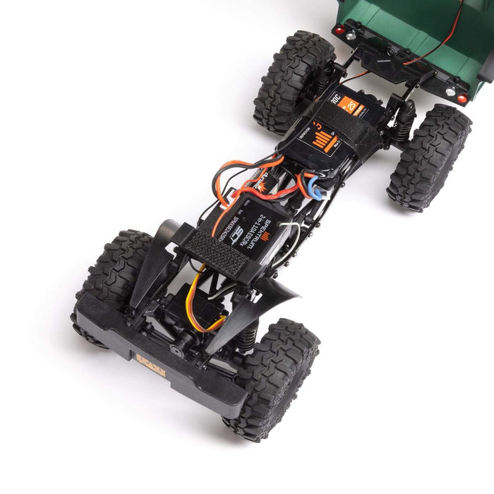 SCX24 Dodge Power Wagon 4 portes des années 40, orange : 1/24 4WD-RTR