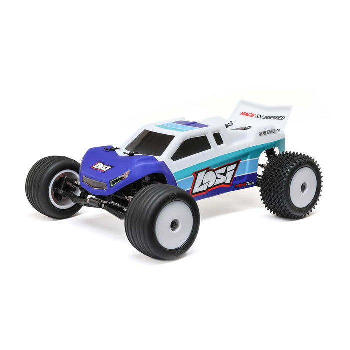 1/18 Mini-T 2.0 2S 2WD RTR Brushless Stadium Truck (Battery & Charger included) Blue