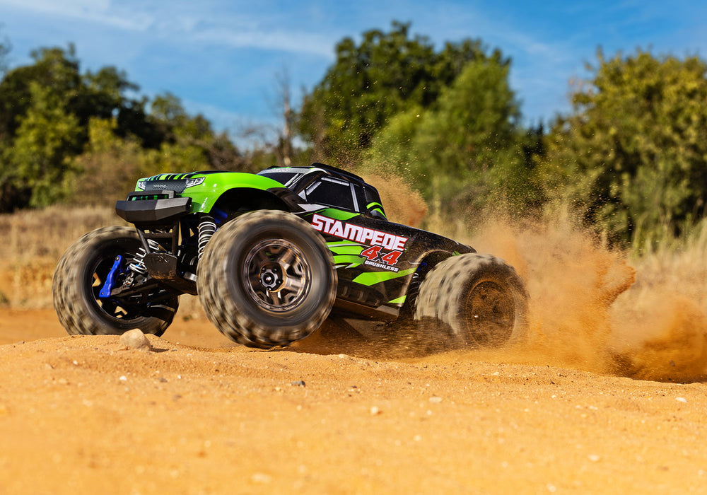 Traxxas Stampede 1/10 4X4 BL-2s Monster Truck RTR sans balais - Vert