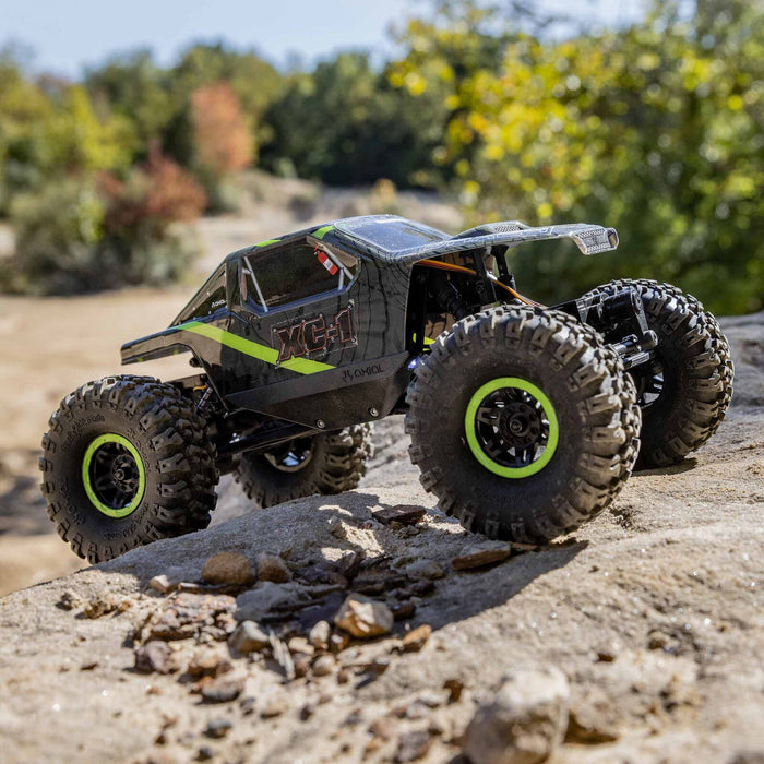 AX24 XC-1, 1/24ème 4WS Crawler RTR brossé, vert