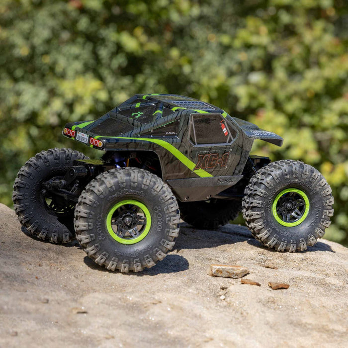 AX24 XC-1, 1/24ème 4WS Crawler RTR brossé, vert