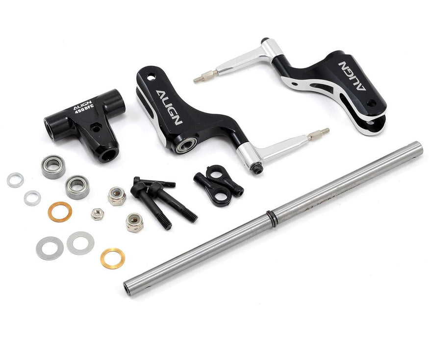Align 450DFC Main Rotor Head Upgrade Set (Black)