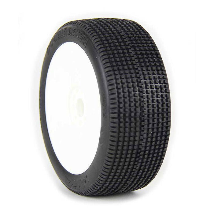AKA 1/8 Buggy Double Down (Soft - Long Wear) Evo Wheel PM White
