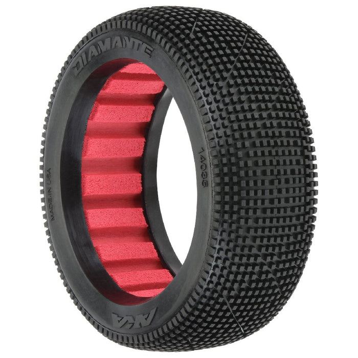 AKA Products 1/8 Diamante Super Soft F/R Buggy Tires (2)
