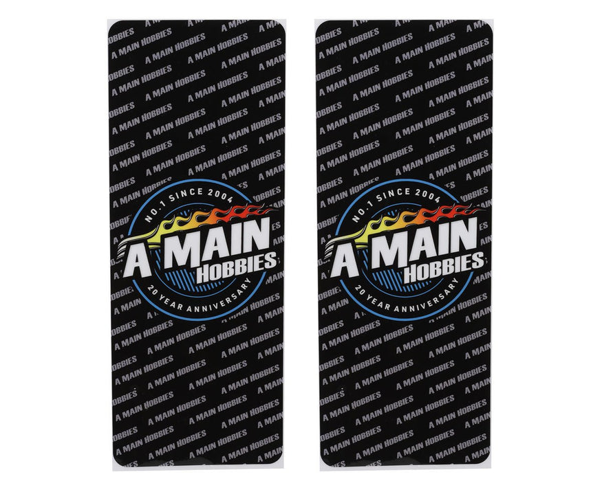 AMain 20th Anniversary Universal Chassis Protector (2) (12.5x33.5cm)