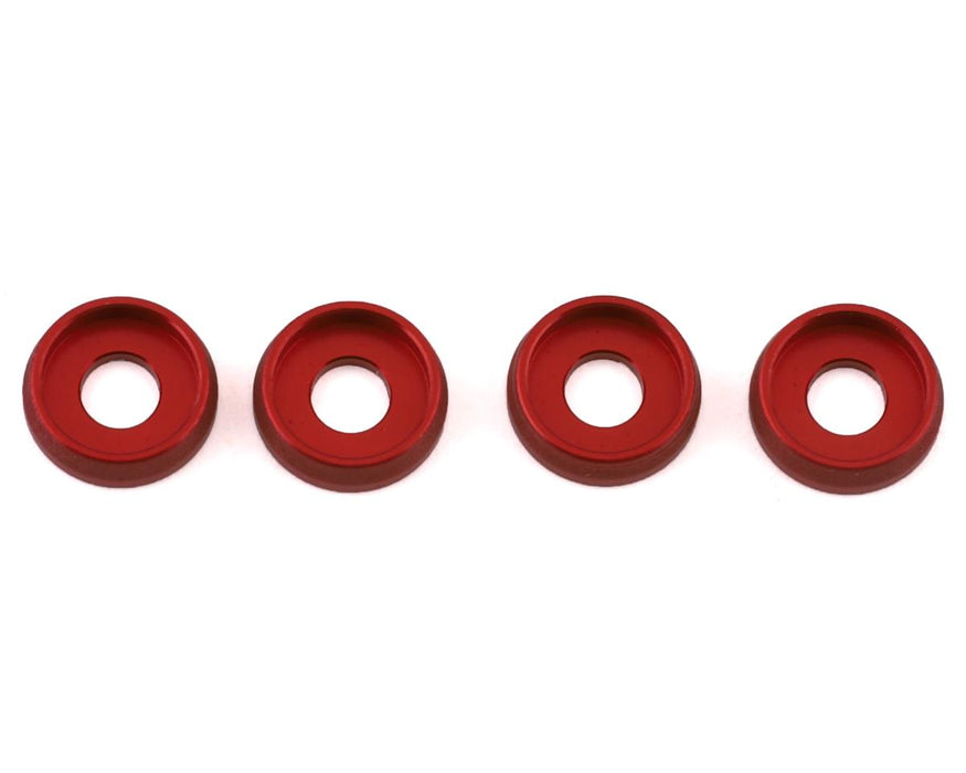 AMR 3mm Screw Washer (Red) (4)