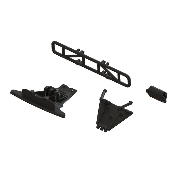 Arrma Lower Skid And Bumper Set - Black