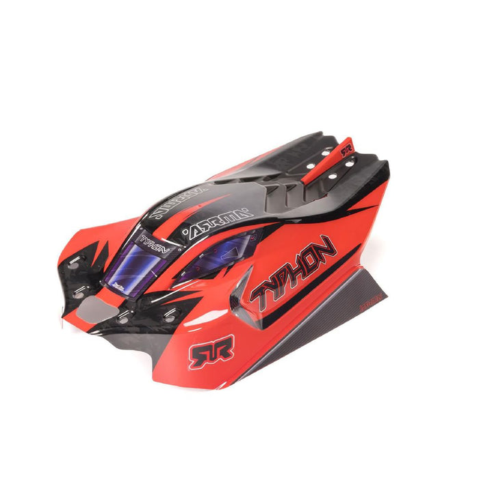 Arrma TYPHON 4x4 Clipless Painted Decaled Body (Black)