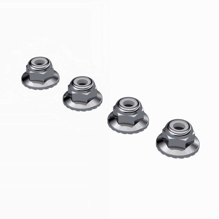 Arrma Wide Flanged Nyloc Nut M4 (4Pcs)