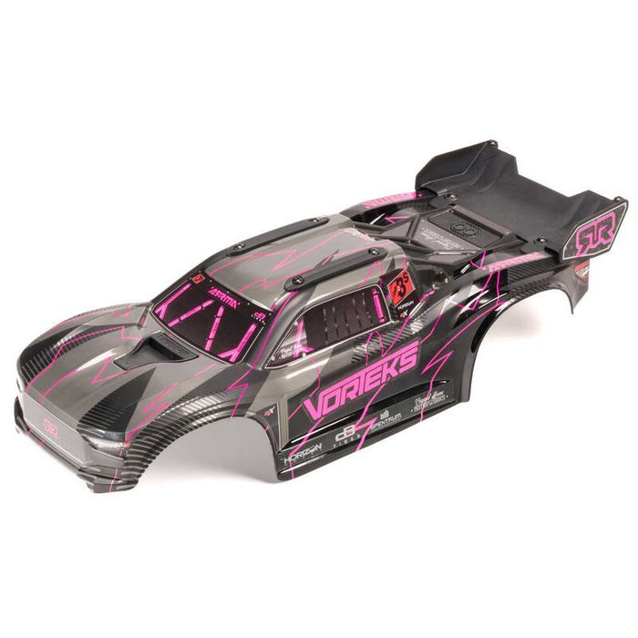 Arrma VORTEKS 2WD Pntd Dcld Trmd Bdy  Set - Pink/Black