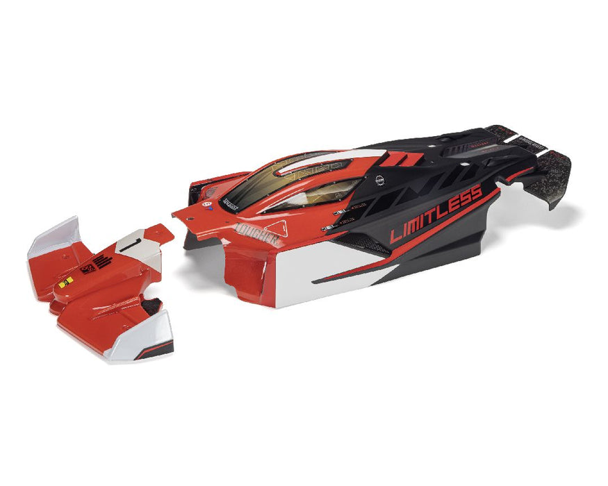 Arrma LIMITLESS Painted Decaled Trimmed Body (Red/Black)