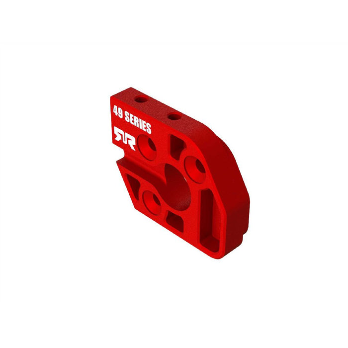Arrma Aluminum Motor Plate 49 Series - Red