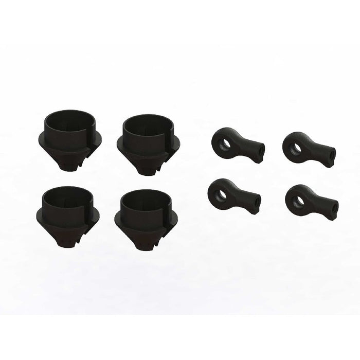 Arrma HD Shock Rod End and Spring Cup Set (4)