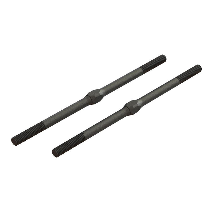 Arrma Steel Turnbuckle M4x95mm Black (2)