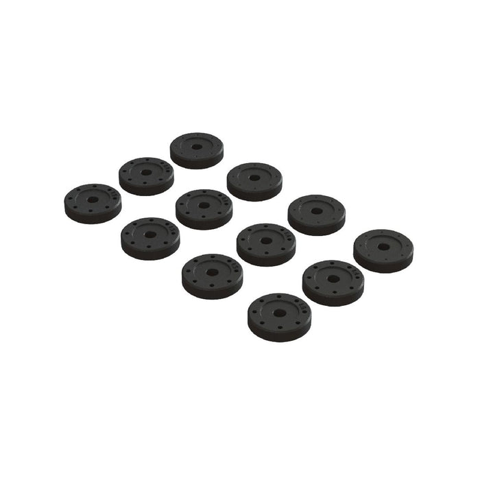 Arrma Shock Piston Set: 1.4mm (8), 1.5mm (8), Blank (4)