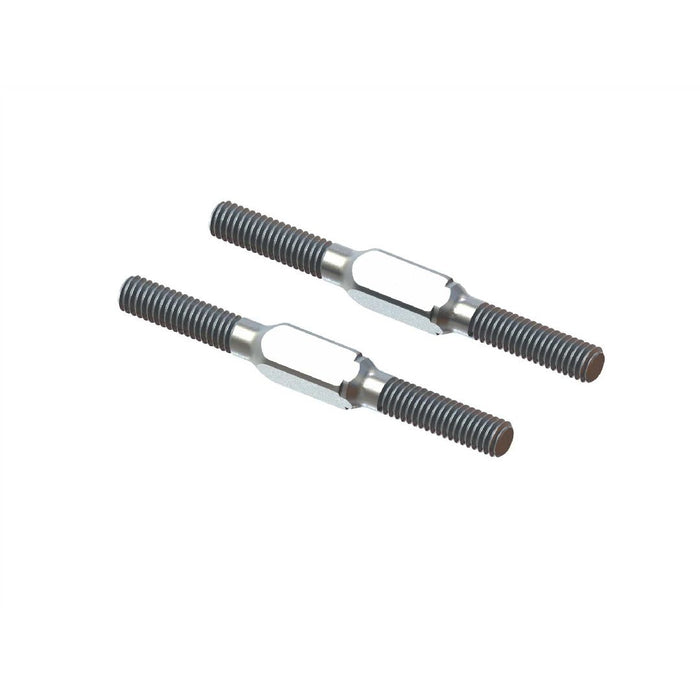 Arrma Steel Turnbuckle M4x45mm Silver (2)