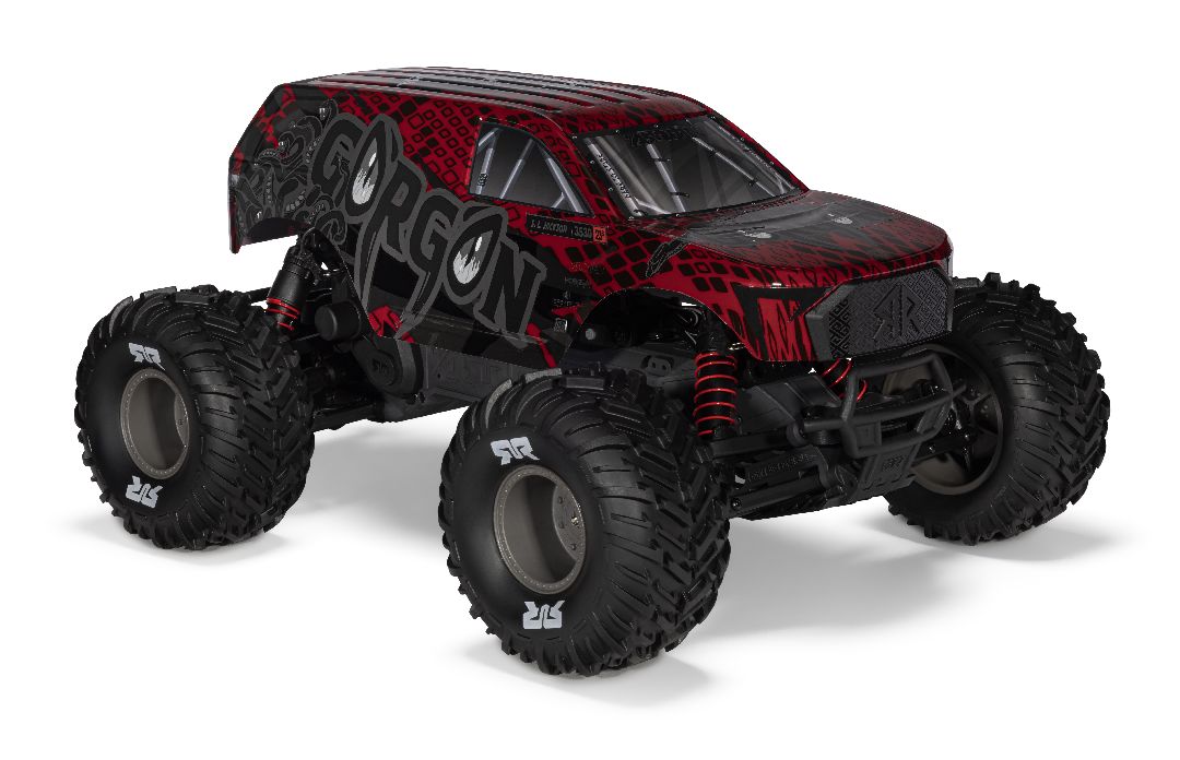 Arrma 1/10 GORGON 223S 2WD RTR Monster Truck - Red/Black