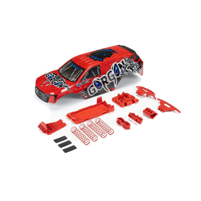 Arrma GORGON Painted Decaled Trimmed Body Set - Red