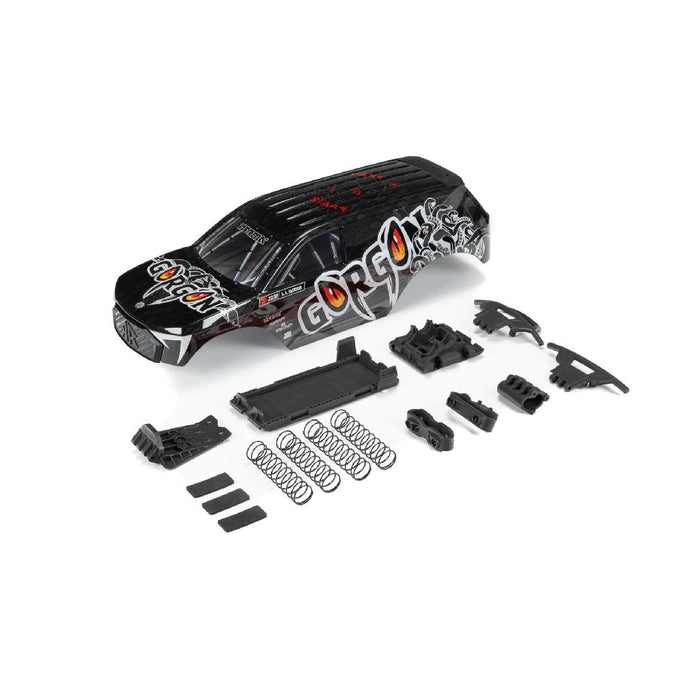 Arrma GORGON Painted Decaled Trimmed Body Set - Gunmetal