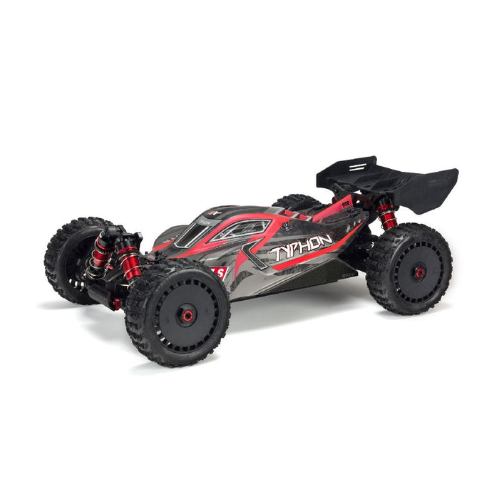 Arrma Body Painted w/Decals Typhon 6S - Black/Red