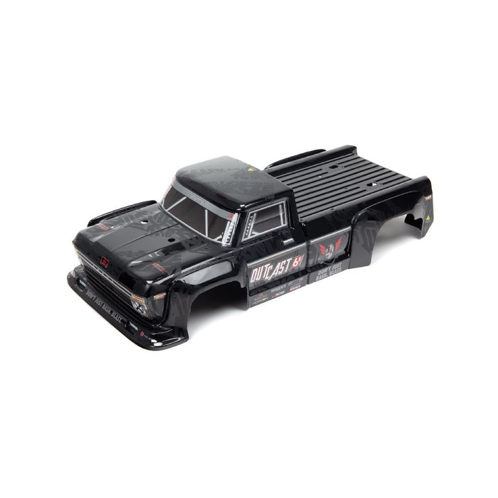 Arrma Outcast 6S Blx Painted Decaled Trimmed Body - Black